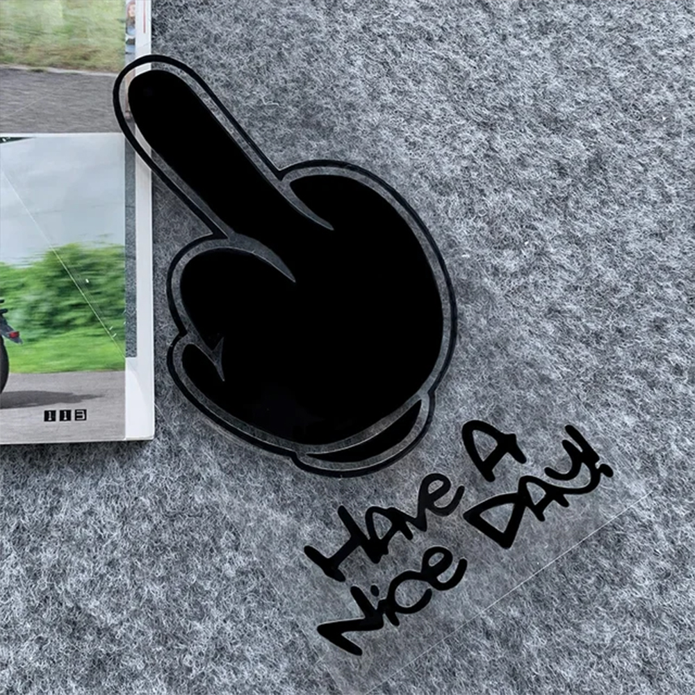 Tenha um bom dia! Refletor Accesorios Moto Body Capacete Tronco Adesivos Decalques de motocicleta