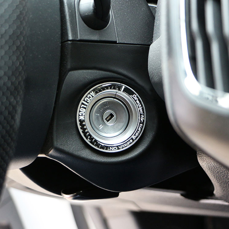 Nhôm Xe Đánh Lửa Công Tắc Khóa Vòng Bao Lỗ Chìa Khóa Vòng Tròn Dán Cho Xe Ford Focus 2 3 4 MK2 MK3 MK4 kuga Thoát Mondeo