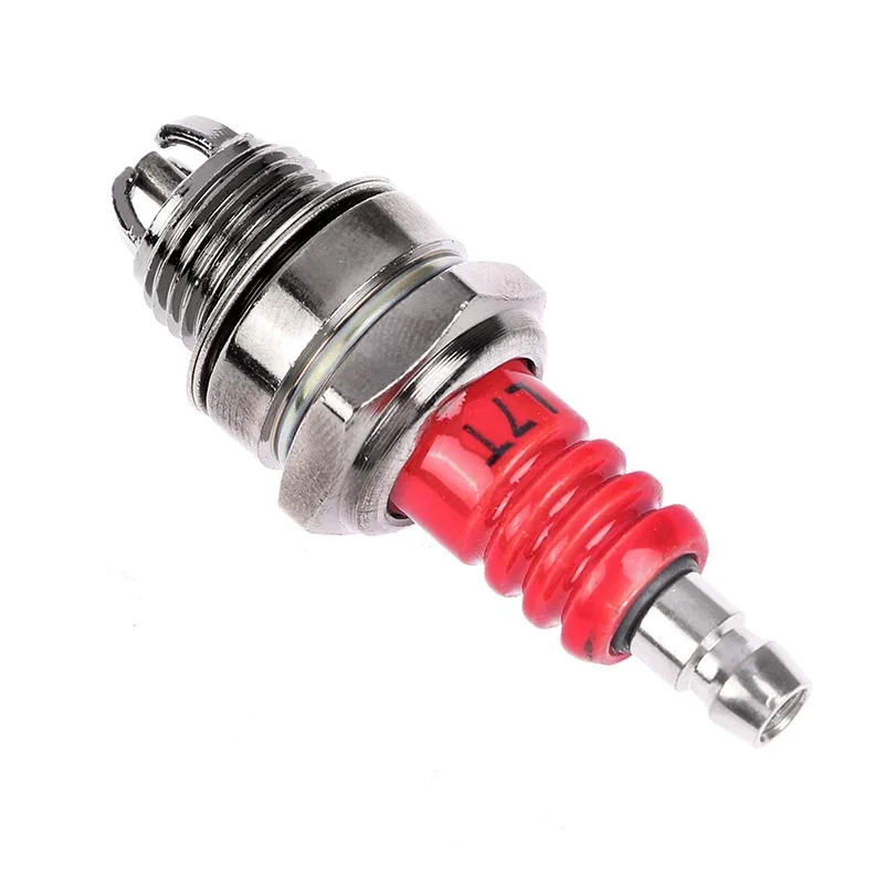 2PCS 3-Sided POLE Spark Plug L7TJC สําหรับลูกโซ่เบนซินและเครื่องตัดแปรงสวนเครื่องจักรเครื่องตัดหญ้าเครื่องมืออุปกรณ์เสริม
