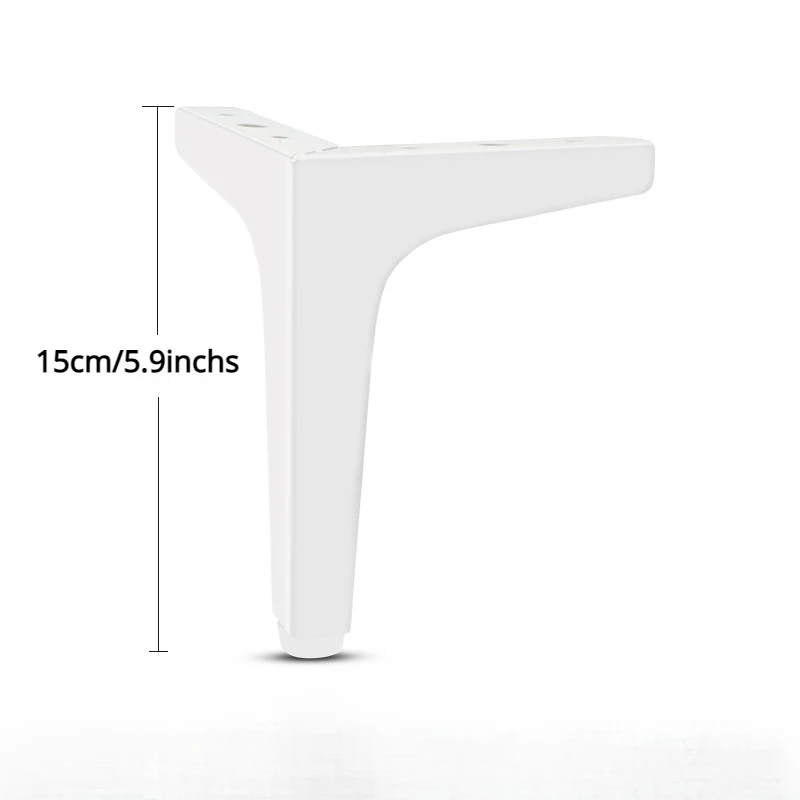 4 Stück 15 cm moderne Luxus-Sofa-Hardware, Y-Form-Design, Ersatz-Möbelbeine, gute Qualität, Bett, Sofa, Füße, Nachttisch, Couchtische
