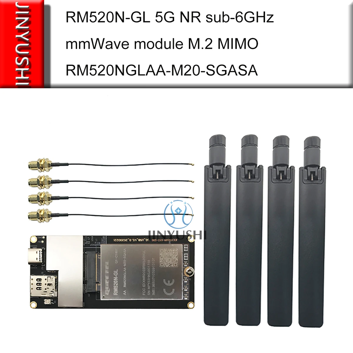Quectel-RM520N-GL 5G NR sub-6GHz mmWave, módulo M.2 MIMO RM520F-GL, reemplazo de RM520NGLAA-M20-SGASA Cat 20 EM20, nuevo