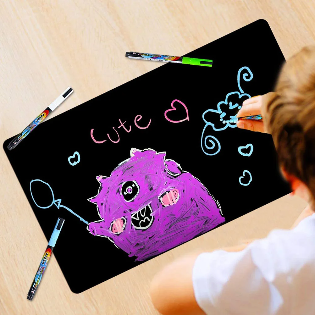 Reusable Dry Erase Blackboard Stickers Fridge Memo Board Home Supplies Presentation Accessories Office Tools Note Pads