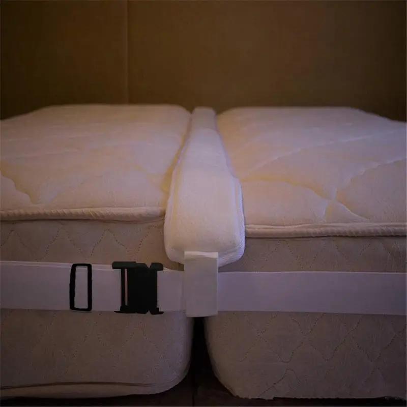 Kit convertidor de puente de cama doble a King, relleno de espacio de cama para hacer camas gemelas en conector King, conector de colchón para invitados