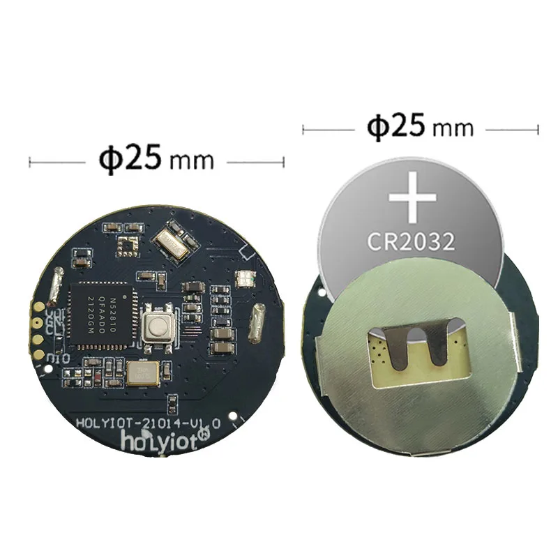 Holyiot nRF52810 Wireless Beacon Tag BLE Automatisierungsmodul mit geringem Stromverbrauch Innenpositionierung iBeacon Smart Home IOT