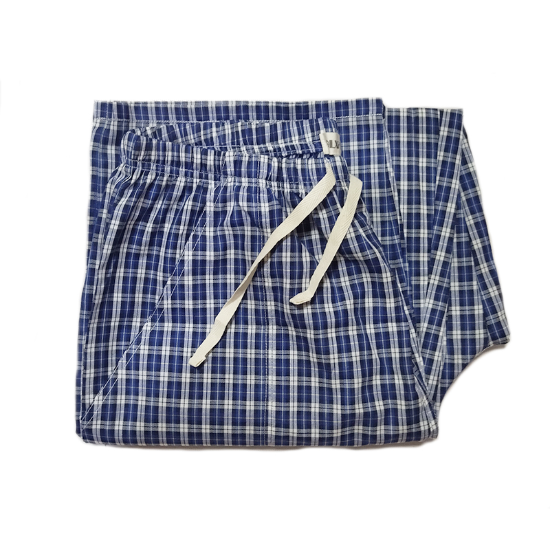 Unisexe coton Plaid printemps été hommes bas de sommeil pyjamas bas vêtements de nuit pantalons pyjamas pour dormir homme pyjamas vêtements de maison