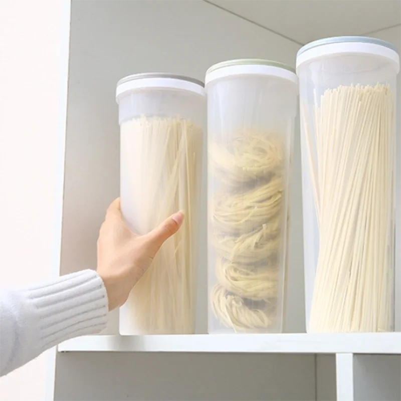 Tagliatelle sigillate Accessori da cucina Conservazione e organizzazione della cucina in plastica per uso alimentare Scatola portaoggetti per lattine divise quantitativa