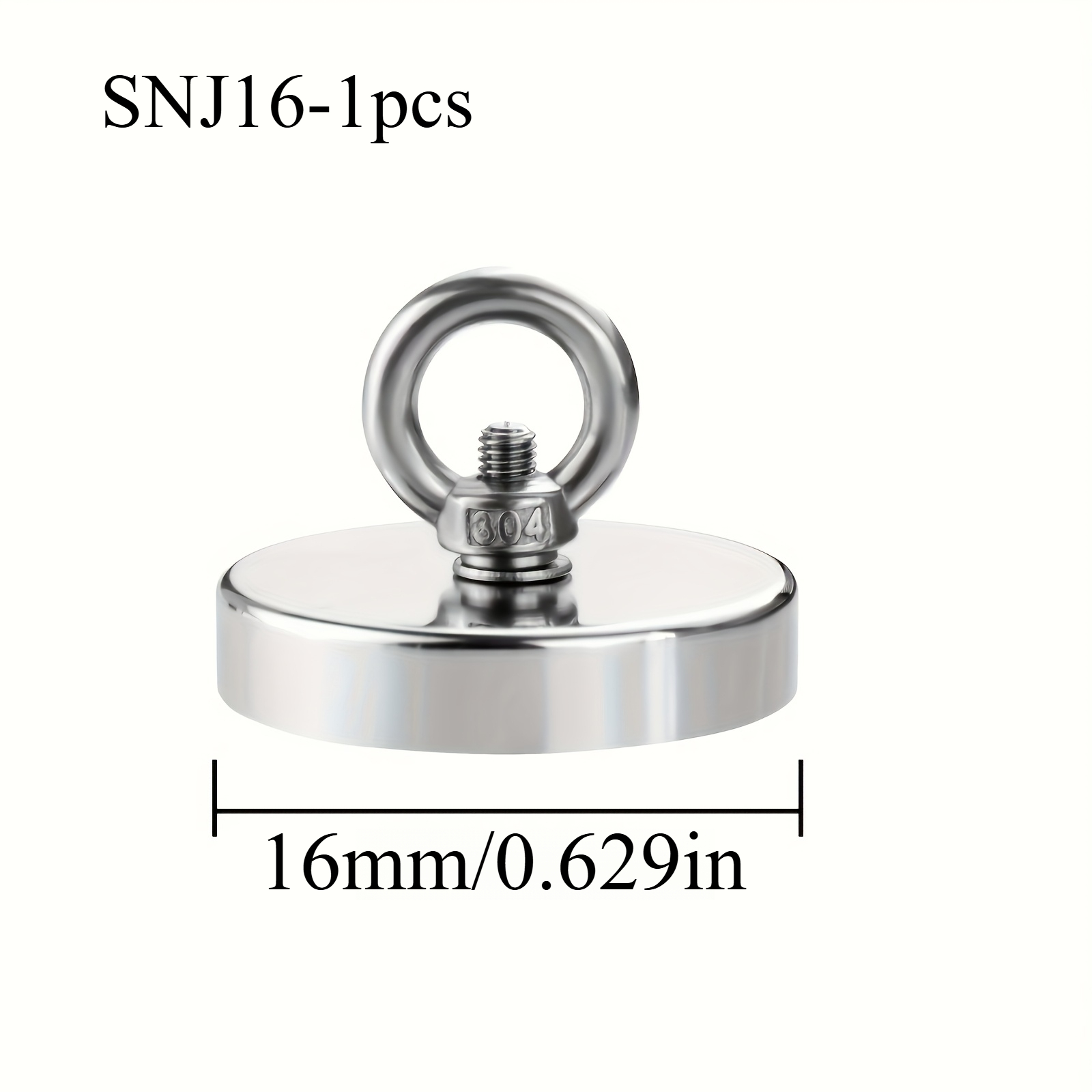 SNJ16-90 crochets magnétiques de pêche, crochets magnétiques de pénétration pour la pêche, récupération en rivière, accessoires de pêche, maison, utilisation en extérieur