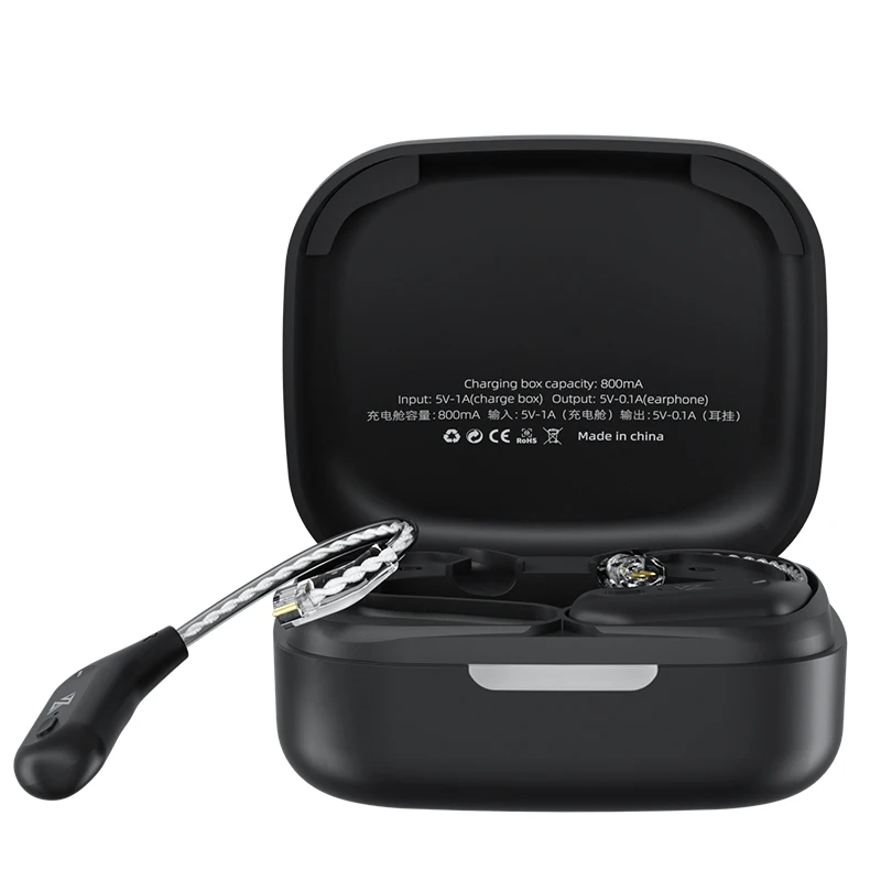 KZ AZ09 Bezprzewodowy kabel do aktualizacji HD Bluetooth 5.4 Przewodowy zestaw słuchawkowy HIFI z etui ładującym do słuchawek KZ CCA