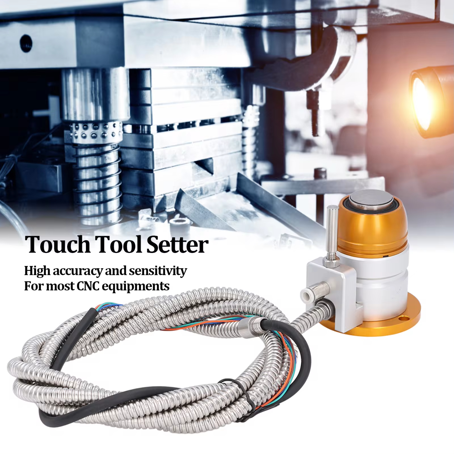 Z Axes Tool Setter DC 24V Normally Closed Accessory with Cable