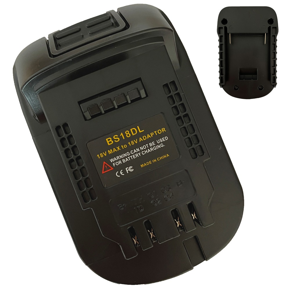 Adaptador de batería BS18DL convierte para batería de litio Bosch de 18V a batería de litio Dewalt de 18V/20V DCB184 DCB181 DCB182 DCB200