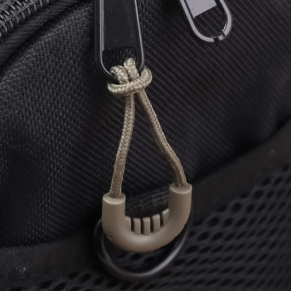 Saco flexível zíper extrator mochila conveniente pvc zip mochila multicolorido leve zíper cabeça portátil saco acessórios