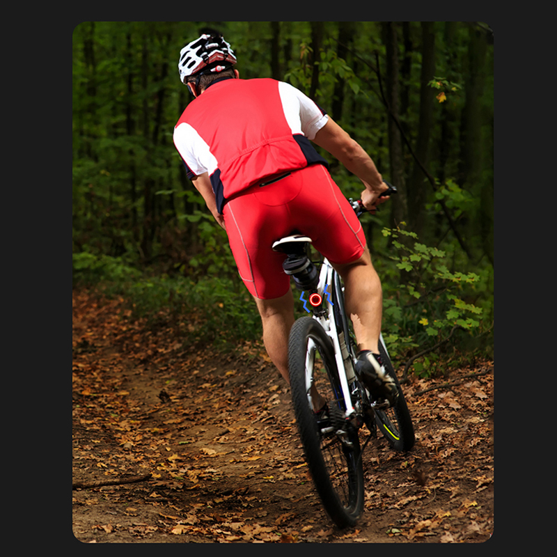 MEROCA 自転車リアライト USB 充電高視認性多機能点滅ブレーキセンサーテールライト MTB ロードバイクランプ