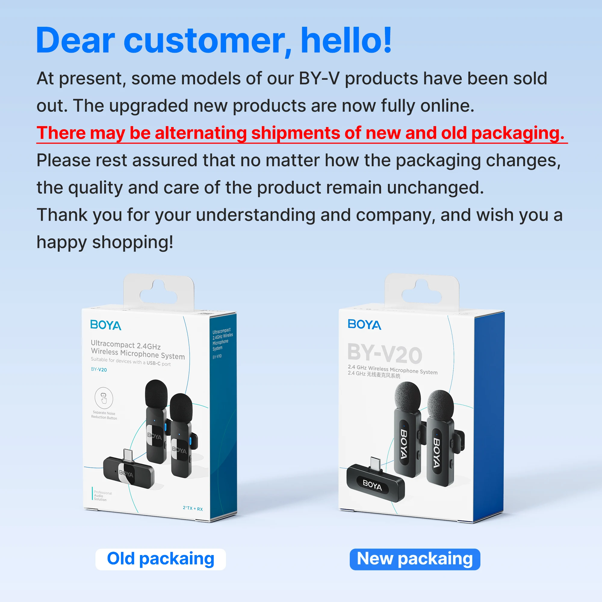 BOYA BY-V Không Dây Chuyên Nghiệp Lavalier Micro Mini Cho iPhone iPad Android Phát Sóng Trực Tiếp Chơi Game Ghi Âm Phỏng Vấn Vlog