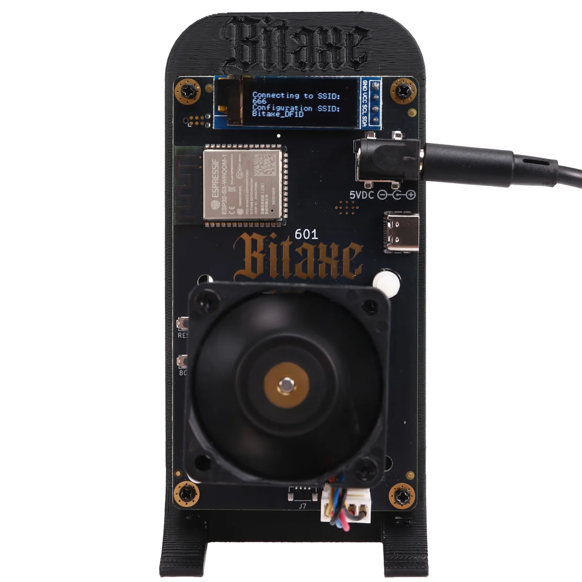 BABQ Bitaxe Gamma 601 Solo Miner 1.2TH/S 18W BM1370 Asic Chip From Antminer S21 Pro Bitcoin BTC Miner Wth Bracket EU Plug