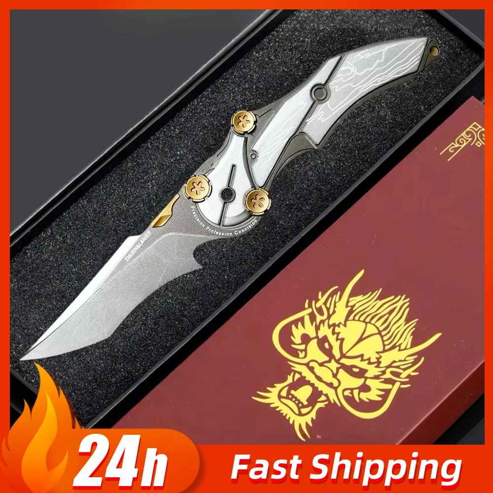 22CM Delta Force Game Peripherals Mercy Knife Not Folding Style Metal Weapon Model Outdoor Trainning Knife Melee Sword Toy Gifts
