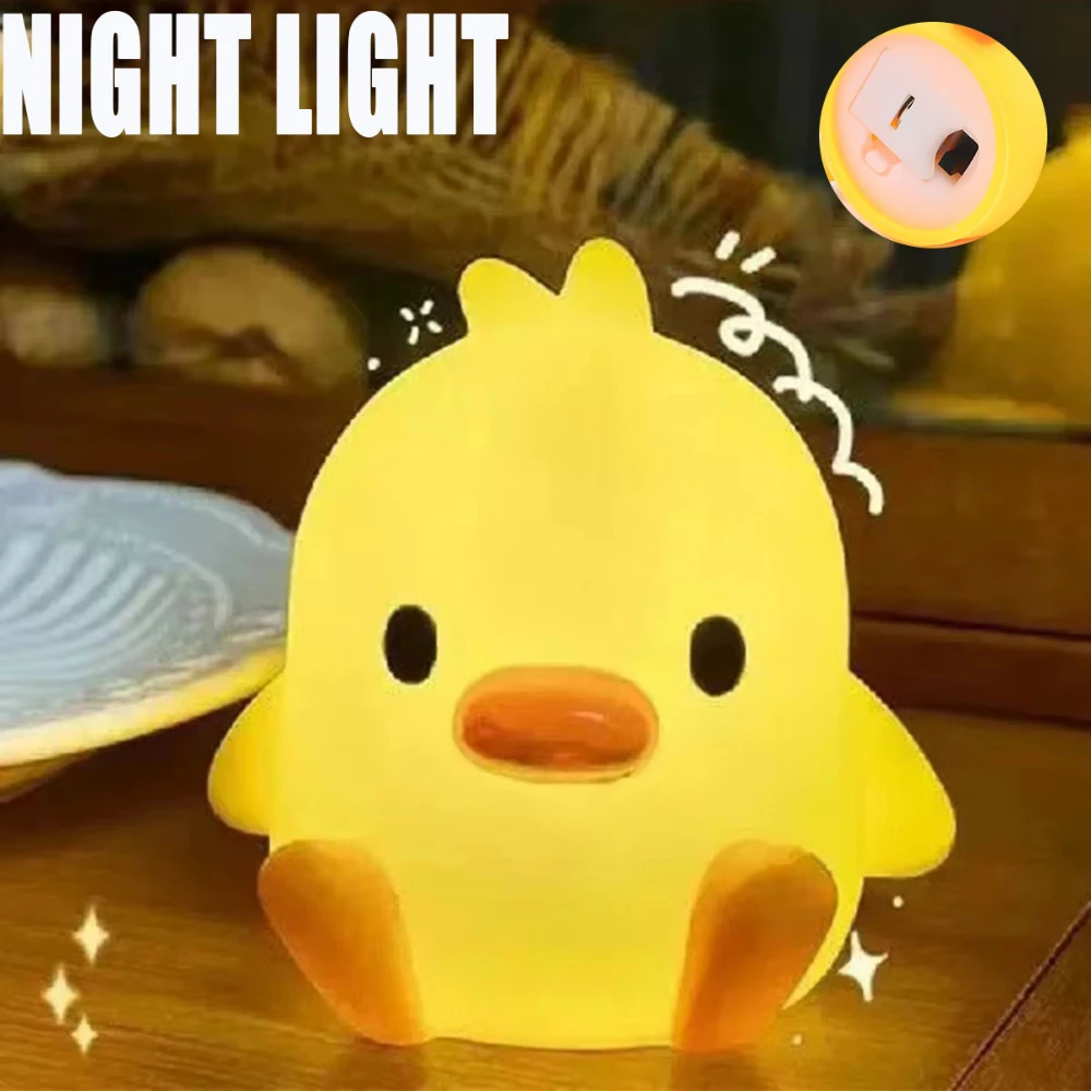 Cartoon Schlaf Nacht Lampe Tier Cartoon Ente Huhn Led Für Weiches Licht Nacht Kinderzimmer Nacht Hause Dekoration Umgebungs Licht