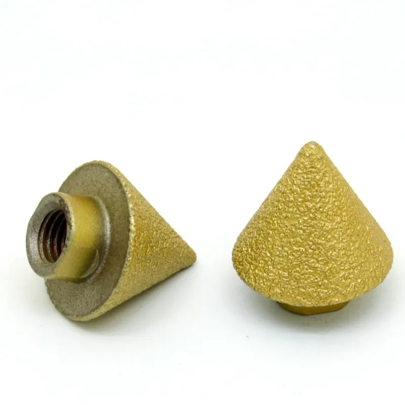 M14 เพชร Chamfer Router Bits Dia 38 มม.เครื่องตัดกระเบื้องหินอ่อนคอนกรีตรูก่ออิฐเจาะ Crowns เครื่องมือก่อสร้าง