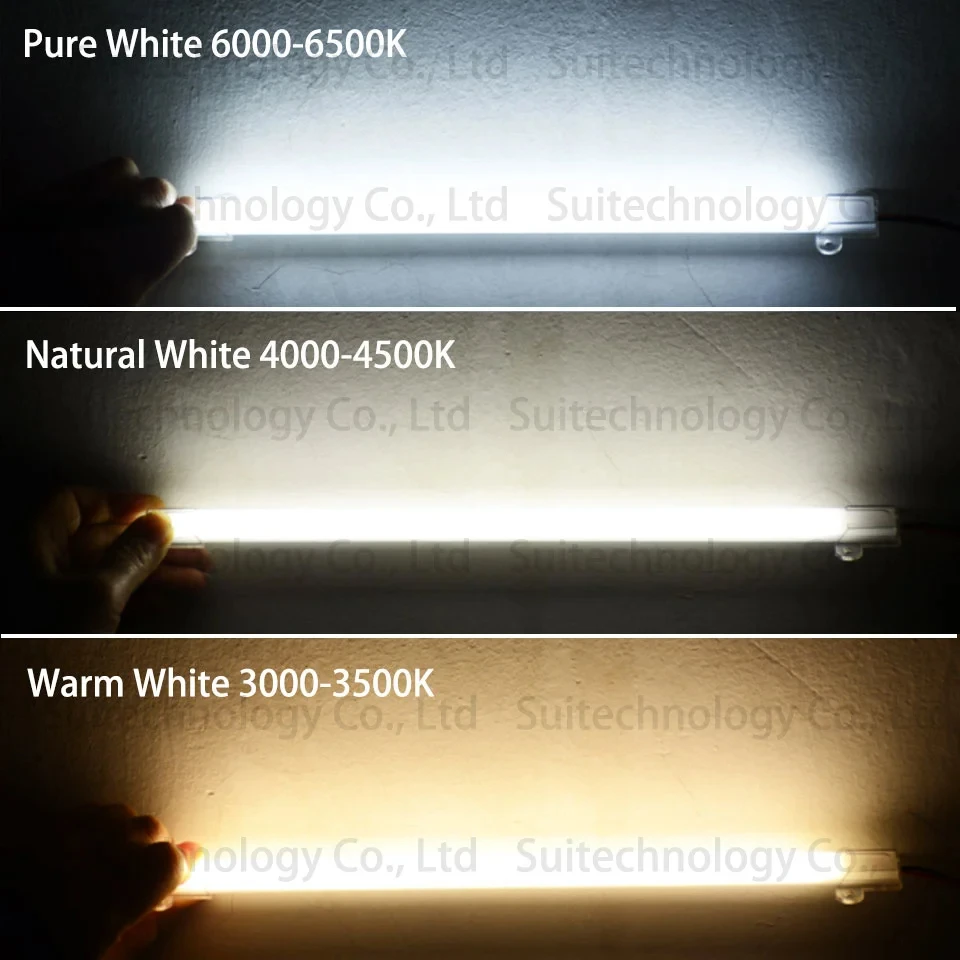 Sztywna taśma LED o wysokiej jasności 6W fluorescencyjna taśma rurowa do reflektora przemysłowego AC220V 30/40/60cm
