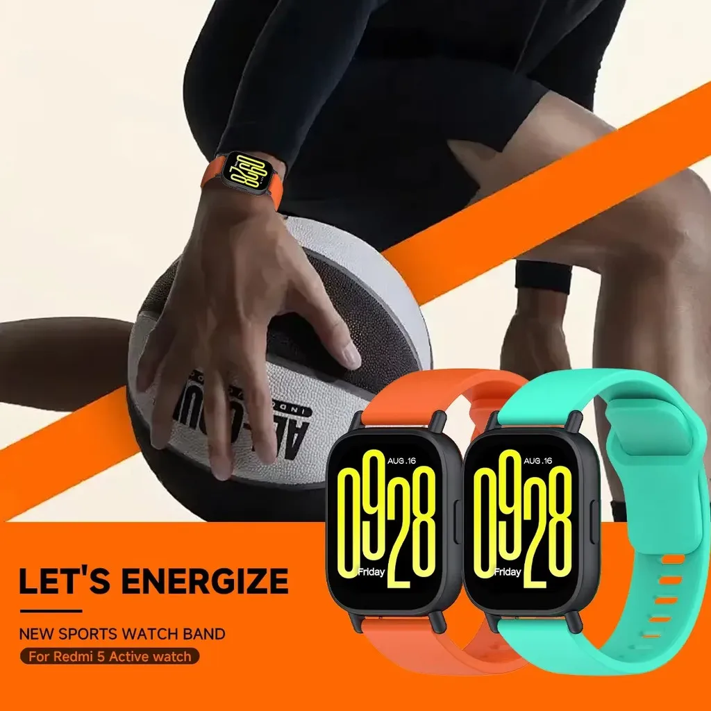Correas de silicona + funda para Xiaomi Redmi Watch 5 Active/Lite, accesorios para reloj inteligente, pulsera deportiva para correa redmi watch 5 active，correa redmi watch 5 Lite，Funda redmi watch 5 active/Lite
