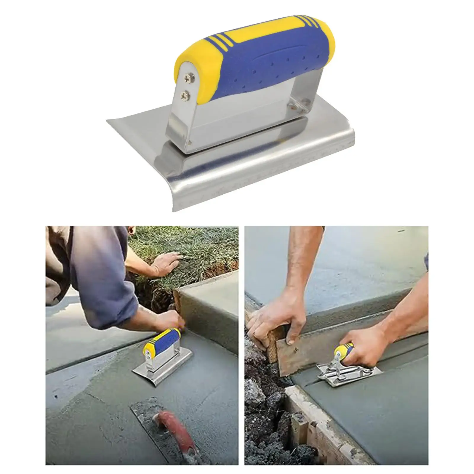 Corner Trowel Stainless Steel Plastering Trowel Plastering Tools with Comfortable Grip for Corner Finishing Job