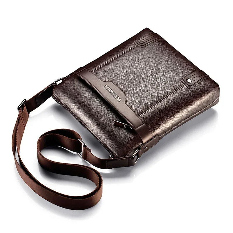Neue Mode Männer Tragetaschen PU Leder Berühmte Marke Männer Umhängetasche mit Kupplung Männlichen Kreuz Körper Schulter Business Taschen für Männer