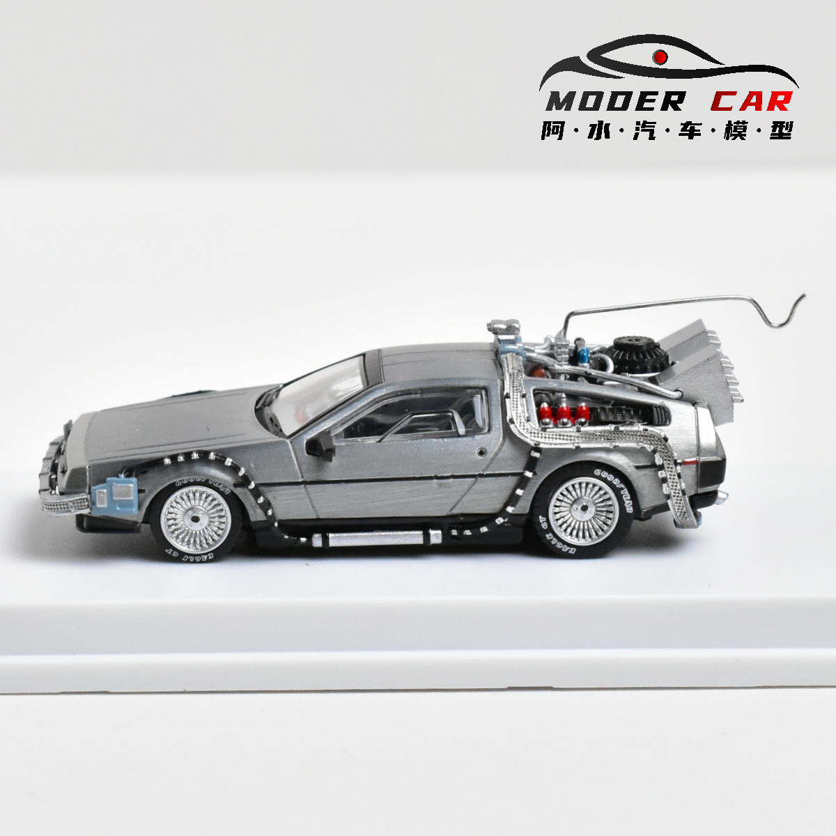MJ 1:64 Returning to the Future Time Diecast Model Car