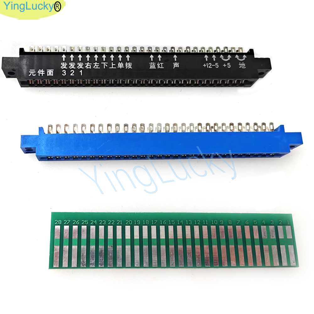 Arcade Jamma Female Connector Gold Finger Interface Coin Arcade Game Machine Wire Pandora Box Accessories Neo Geo DIY 28Pin