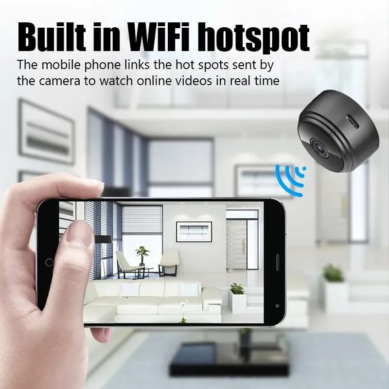 A9 Mini Camera HD 720P Intelligente Home Security IP WiFi Camera Monitor Mobiele externe camera Mobiele externe toepassing