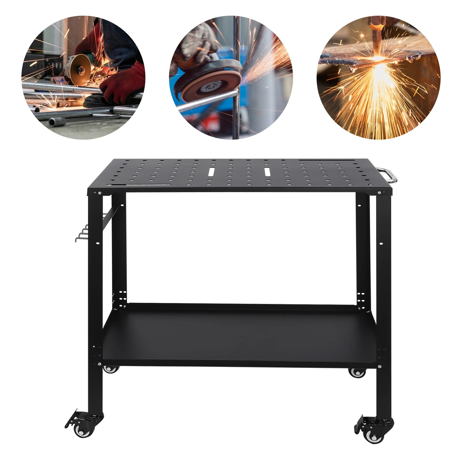 Welding Table with High Load Capacity, Large Workspace,Adjustable Slots and Holes for  Clamping,Perfect for Welding Irregular