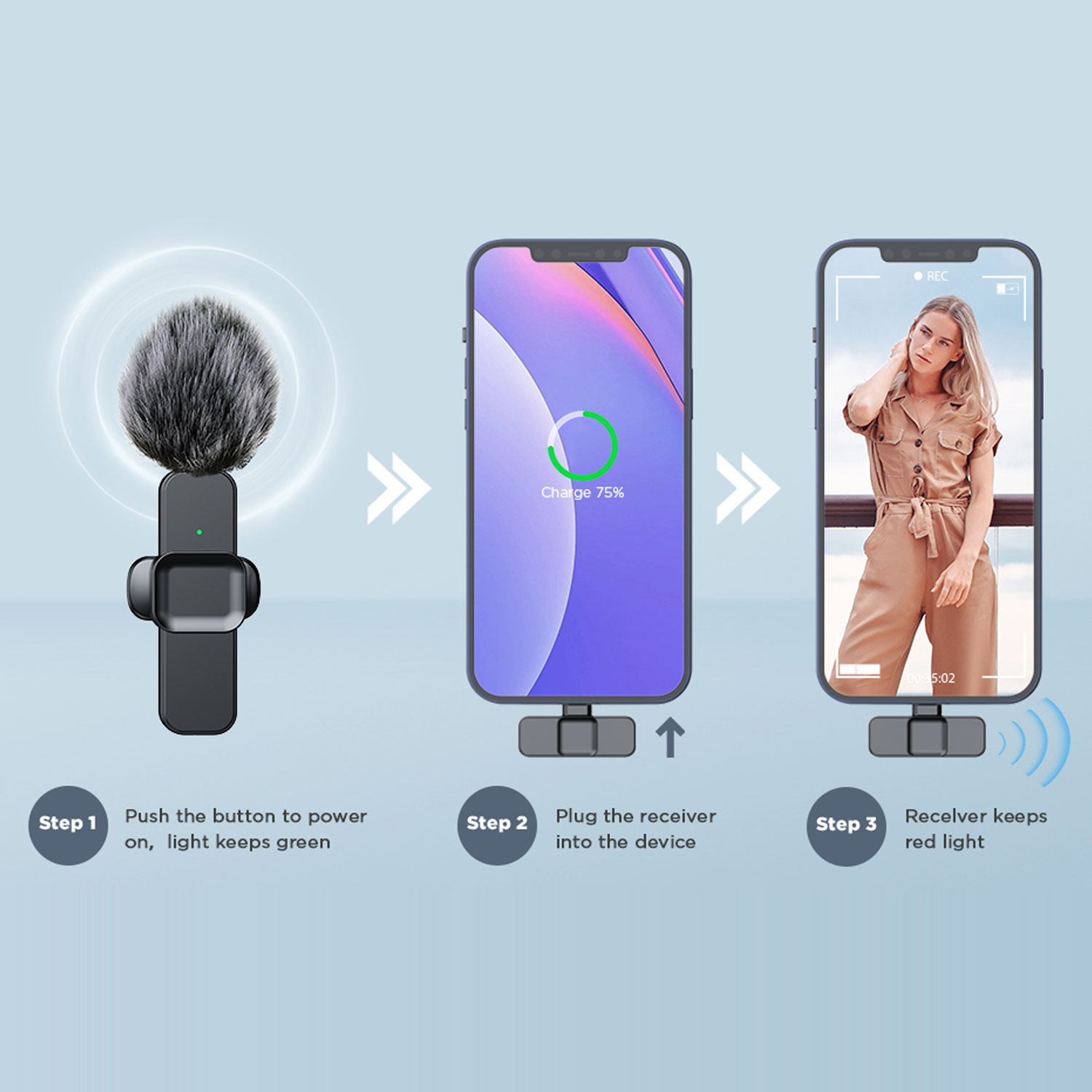 SNZIYAG K10 Wireless Lavalier-mikrofon Tragbare Audio Video Aufnahme Mini Mikrofon für iPhone Android PC Live Gaming Telefon