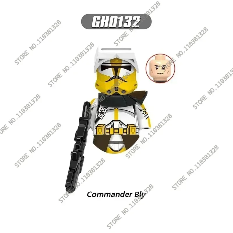 ホットトイズスターウォーズクローントルーパー帝国ストームトルーパー 501st 連隊ミニロボットフィギュア玩具レンガ組み立て人形プレゼント