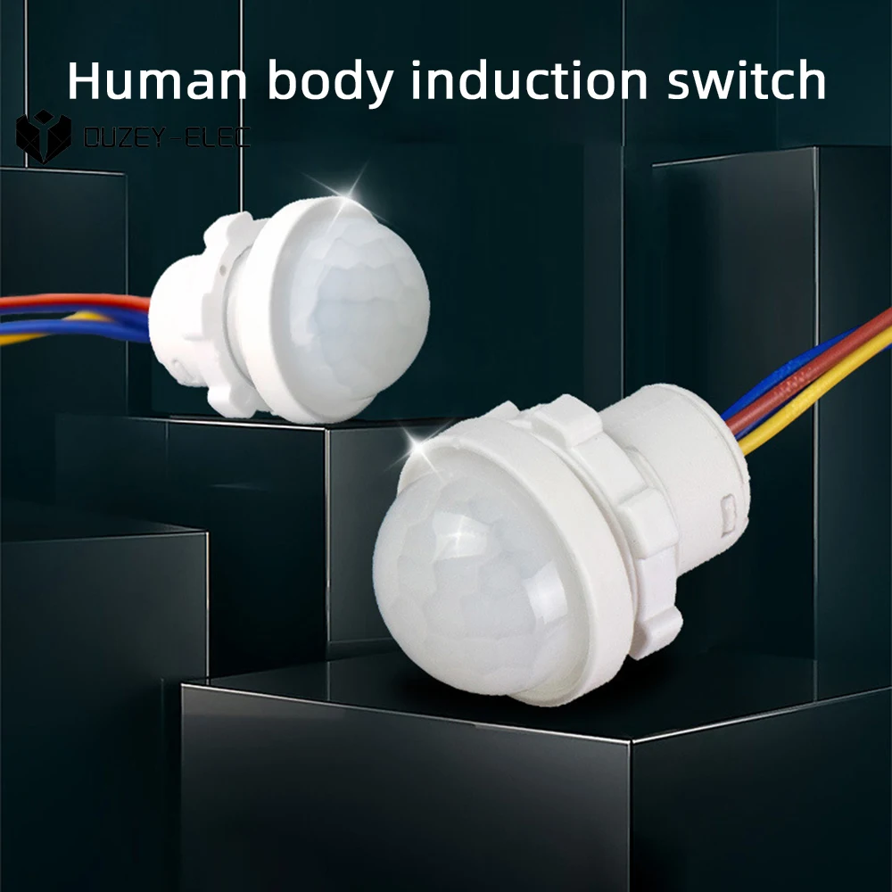 Công tắc đèn Led cảm biến chuyển động hồng ngoại PIR cảm biến tự động công tắc đèn cảm biến hồng ngoại thăm dò PIR cảm biến chuyển động cơ thể LED