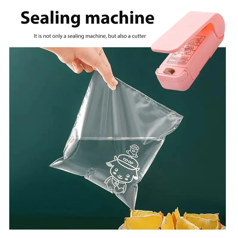 Gadget da cucina Mini sigillatore per imballaggi per sacchetti di calore Sigillatore per sacchetti di plastica portatile Sigillatrice per alimenti Sigillatura per snack