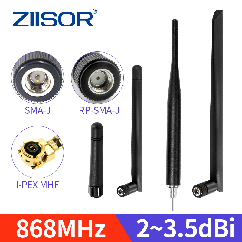 2 Stück LoRa 868 MHz Antenne Omni 868M Lorawan Antennen für Kommunikationsantenne SMA-Stecker faltbare Mini-Antenne High Gain 3,5 dBi