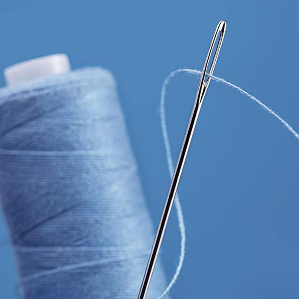 25 Con 5 Kích Thước Thép Lớn Mắt Kim May Gia Đình Phụ Kiện Tay Thủ Công Thêu Dụng Cụ Đeo Chéo Kim