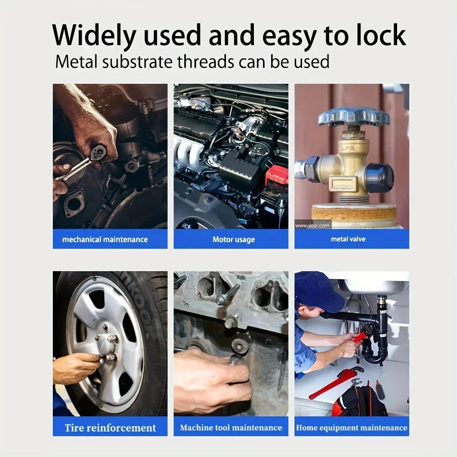 Adhesive 243 Anaerobic Screw Glue Strong Anti-slip Fastening Thread Locker High And Low Strength High-Temperature-Resistant New