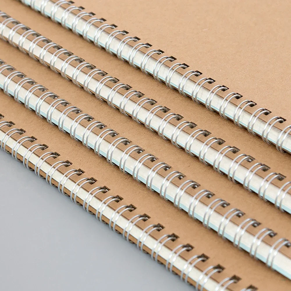 Quaderno a spirale A4/A5/A6 con punti foderati, quaderno in carta con griglia vuota, per cancelleria per ufficio scolastico