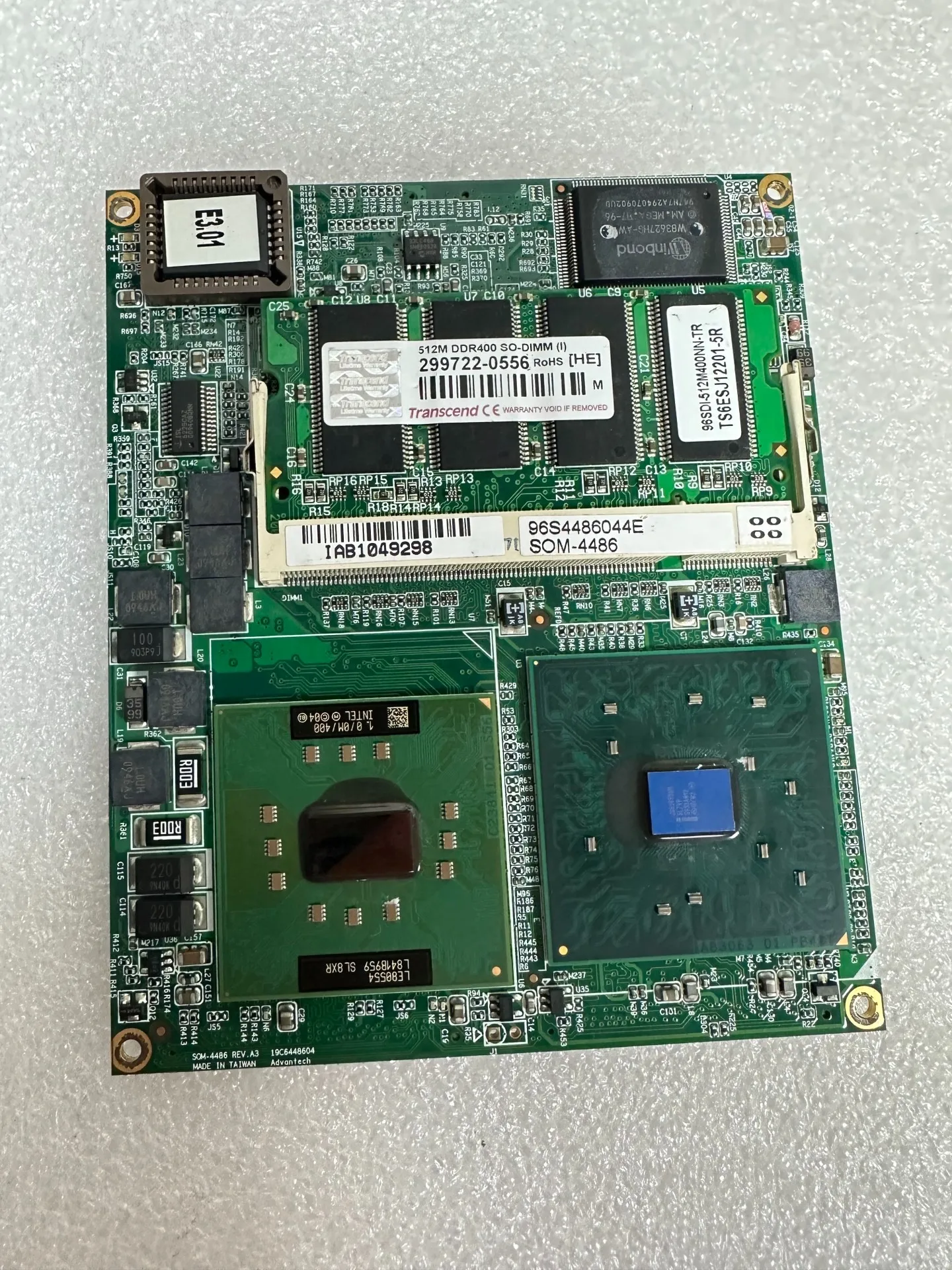 Известный бренд — встроенный процессор с платой SOM-4486 REV: A3 ETX (тест и отправлено)