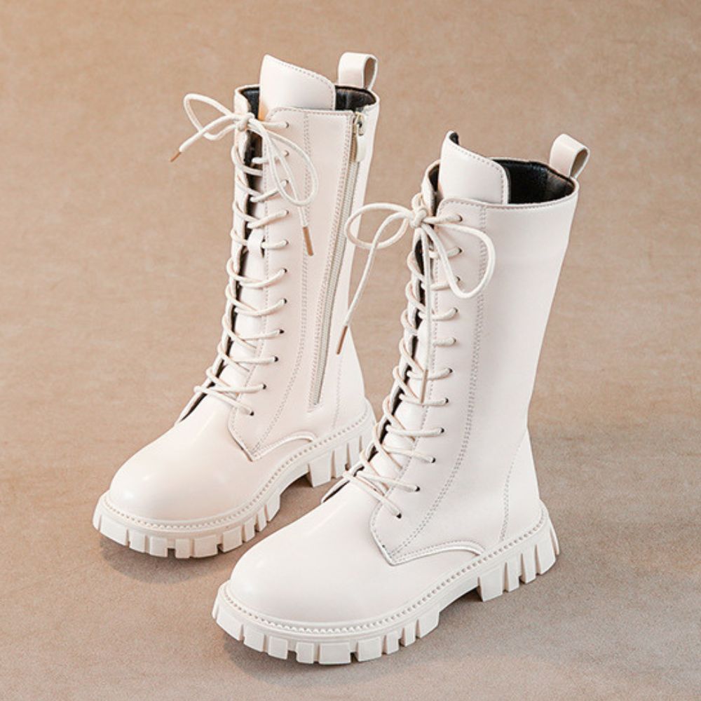 Длинные сапоги для косплея для девочек, кожаные ботинки, ботинки для ролевых игр для девочек, Хэллоуин, карнавал, ролевая игра, реквизит для косплея, белые сапоги
