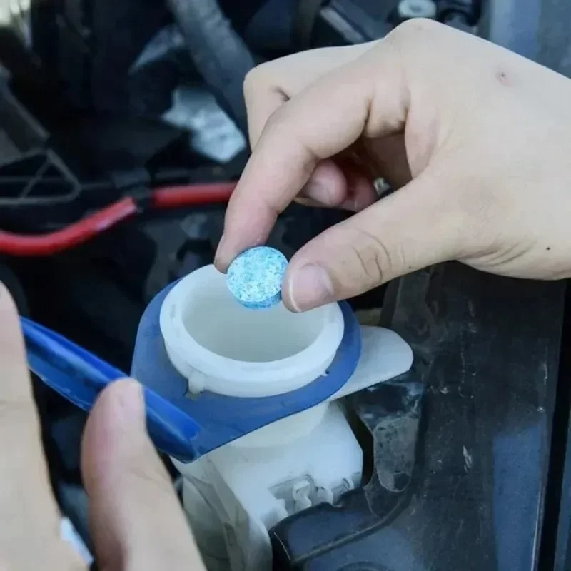 Auto Voorruit Geconcentreerde Wasmachine Tabletten Auto Bruisende Wasmachine Vloeistof Ruitenwisser Glas Effen Reinigingstabletten voor Autoruit