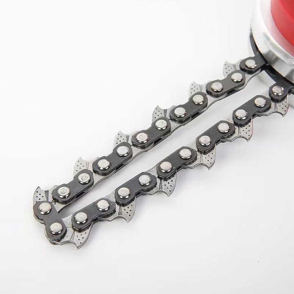 2 piezas de cadena de cabezal de corte, repuesto de cadena resistente al desgaste para cortacésped de jardín, desbrozadora, herramienta, accesorios para desbrozadora