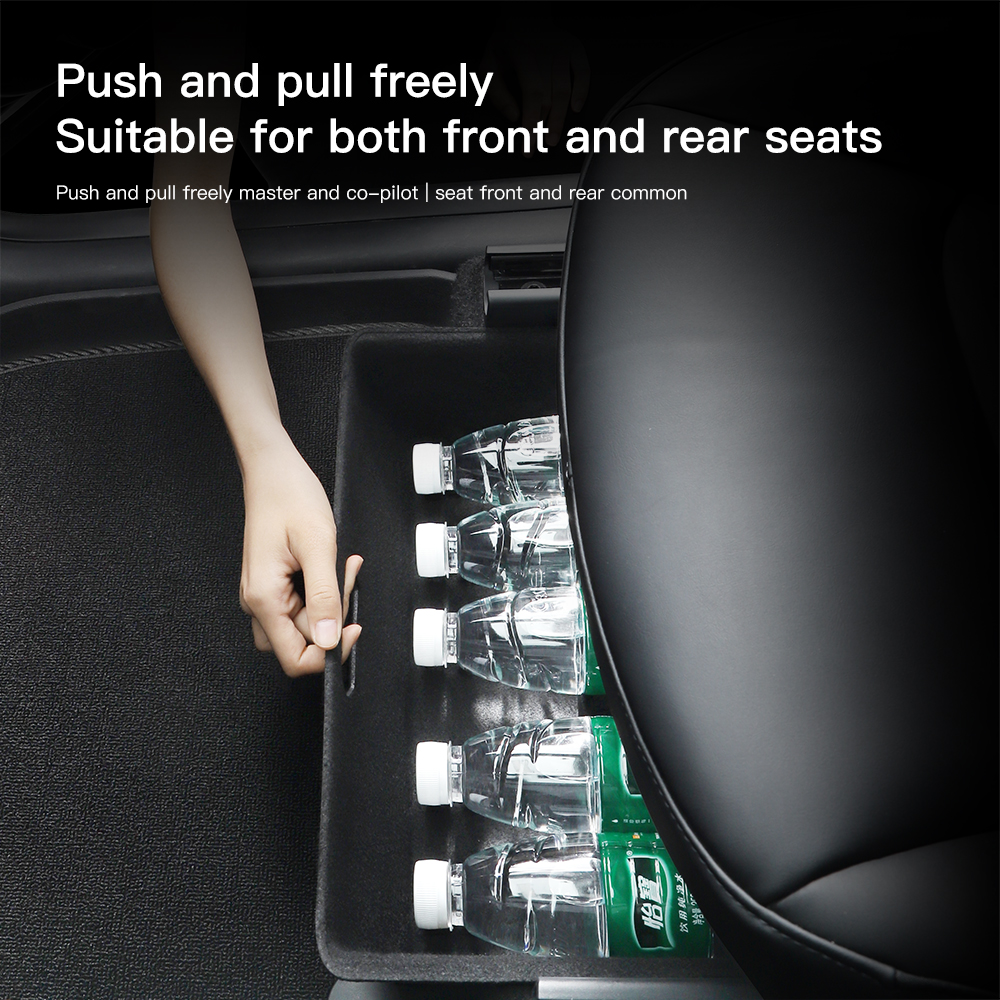 For Tesla Model Y Under Seat Storage Box Drawer Holder Car Organizer Accessories For Tesla Model Y 2021/2023Car Accessories