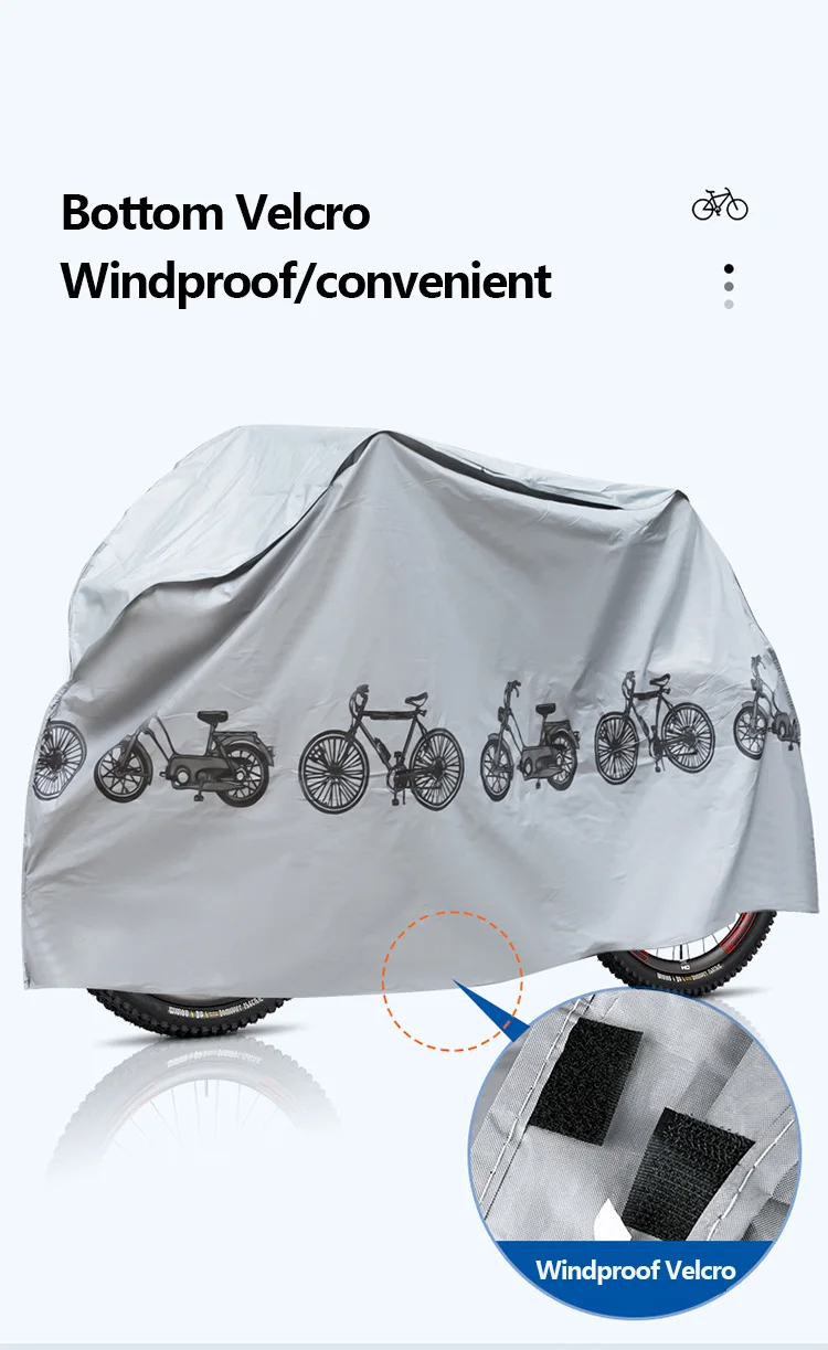Copertura per bicicletta copertura antipioggia per moto protezione esterna impermeabile antipolvere anti-uv MTB copertura per bici tutte le stagioni accessori per bici