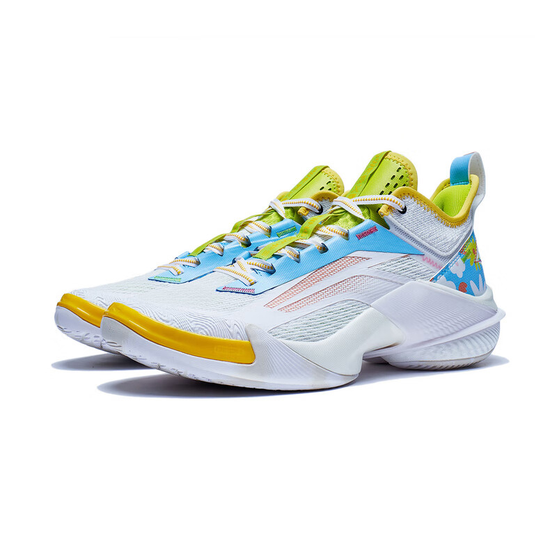 Li-Ning Men POWER X Professional รองเท้าบาสเก็ตบอล BOOM เบาะโฟม PLUS ซับสวมใส่กีฬารองเท้ารองเท้าผ้าใบ ABAT089