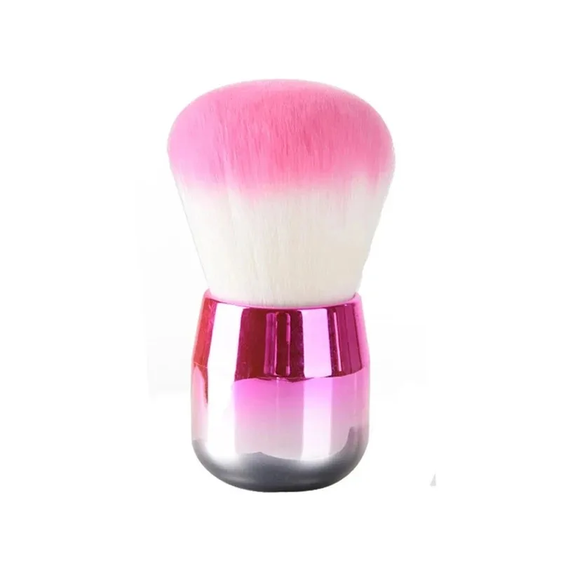 1PC มืออาชีพเล็บ Art แปรงเห็ดรอบสีเจลทําความสะอาดฝุ่น Make Up แปรงออกแบบเล็บ Accessorie อุปกรณ์เครื่องมือ