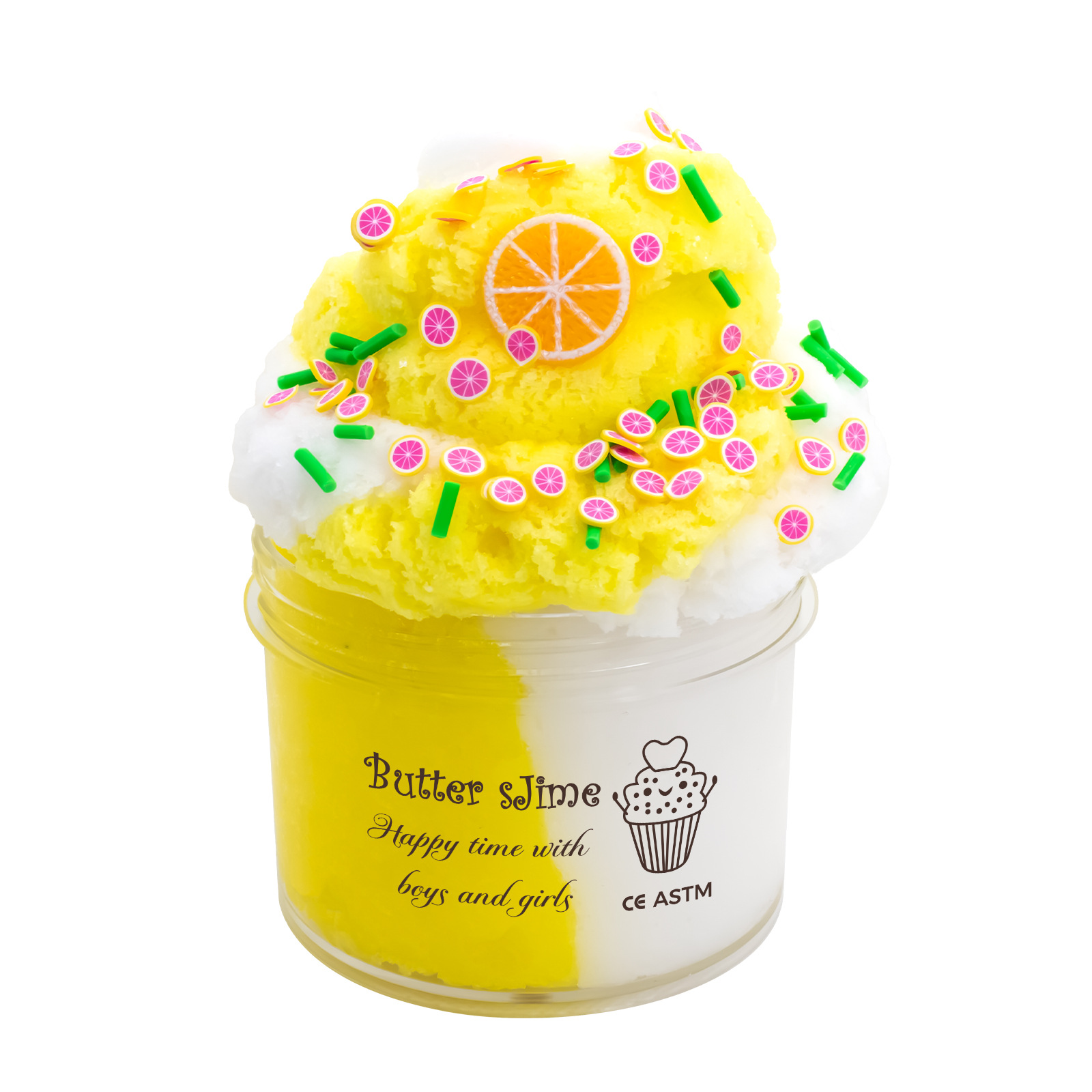 Slime Charms Kit for Kid Silk Mud Ice Cream Brushed Children Decompression Toy Thousand DIY Slime Fluffy Arcilla Plasticine