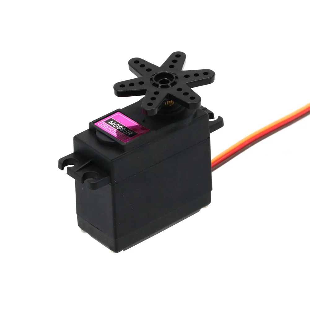 แรงบิดสูง MG996R 4.8-6.0V Digital Servo พร้อมเกียร์โลหะสําหรับ Futaba JR 1/8 1/10 RC รถเฮลิคอปเตอร์หุ่นยนต์เรือ Arduino UNO DIY