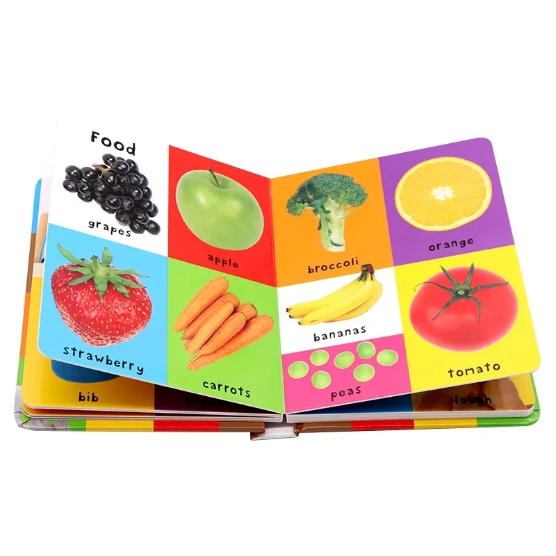 100 คําแรก หนังสือเด็กอ่อน อายุ 1 2 3 หนังสือภาพภาษาอังกฤษ