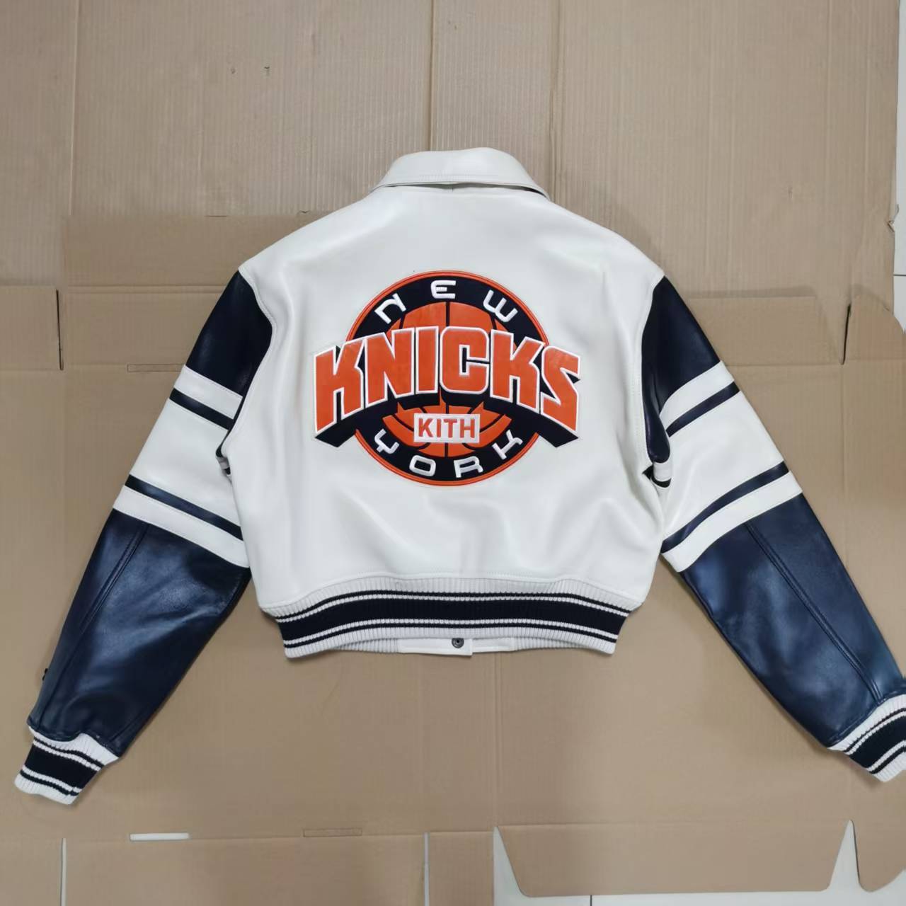 AVIREX 2025 Spring New Women's French Imported Antique Sheepskin Jacket Leather Thickness 1.5mm US Size Short Leather coat tops