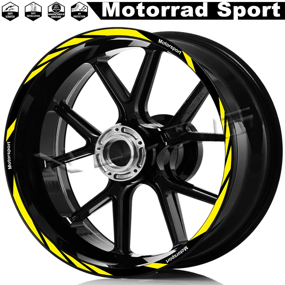 Для R1250RS F900R/XR F800R S1000XR/RR/R R nine t R1200R G310R K600GTL наклейка на колесо мотоцикла, обод в полоску, наклейка, аксессуары